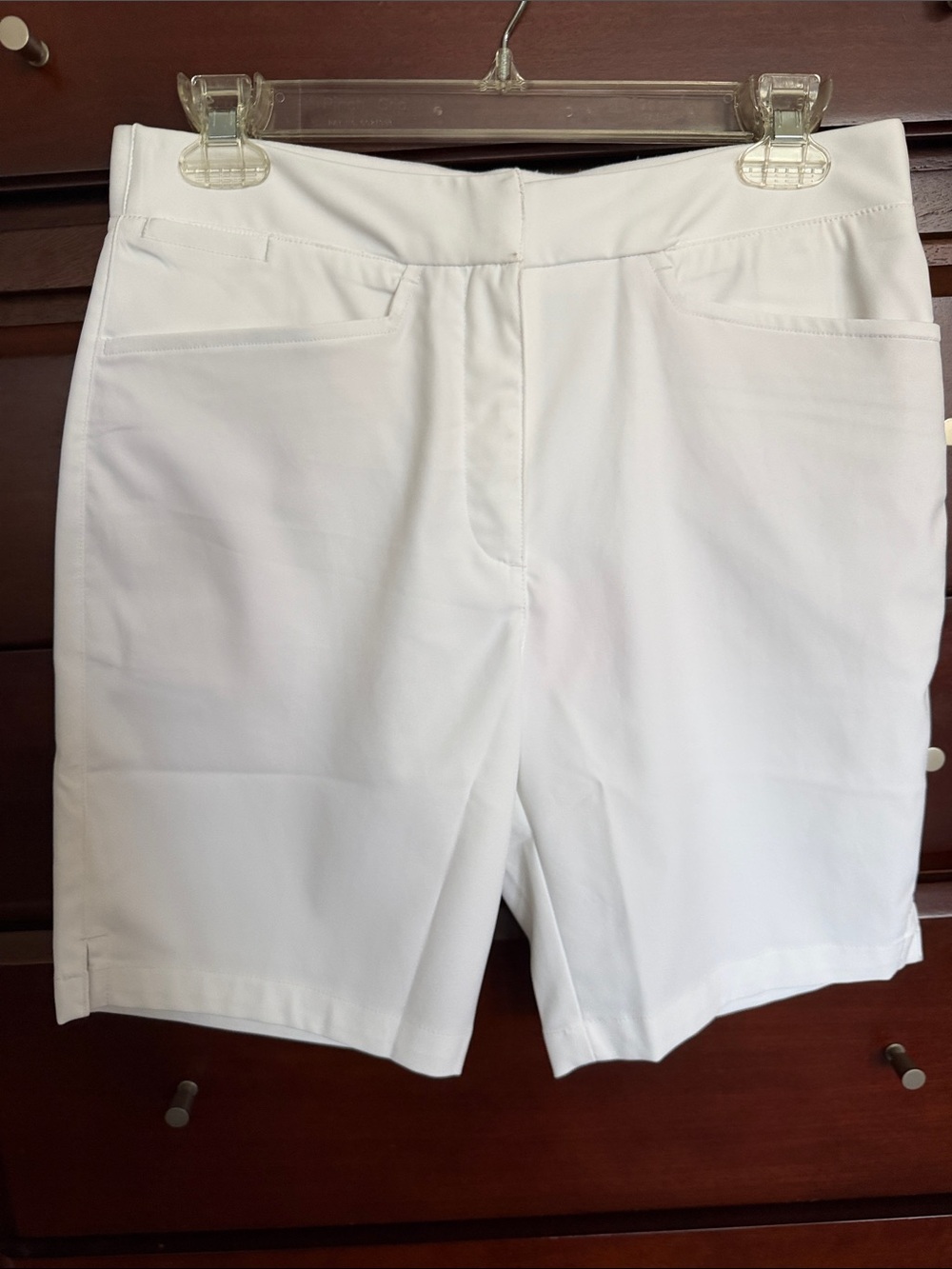 Puma Women's White Performance Bermuda Shorts